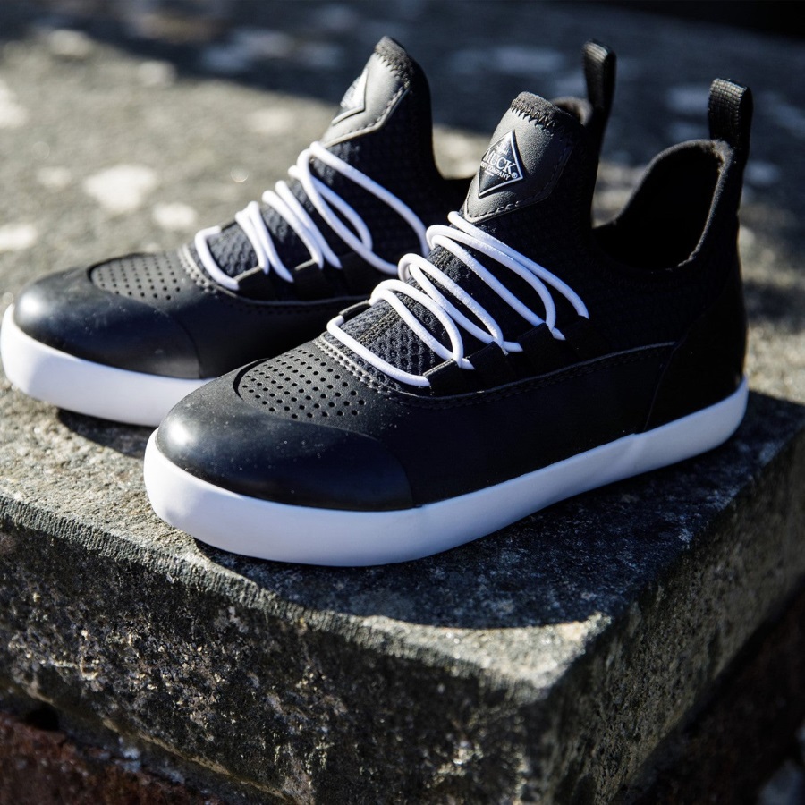 Zwarte Zomerzonnewende Bungee-schoenen Voor Kinderen Muckboot