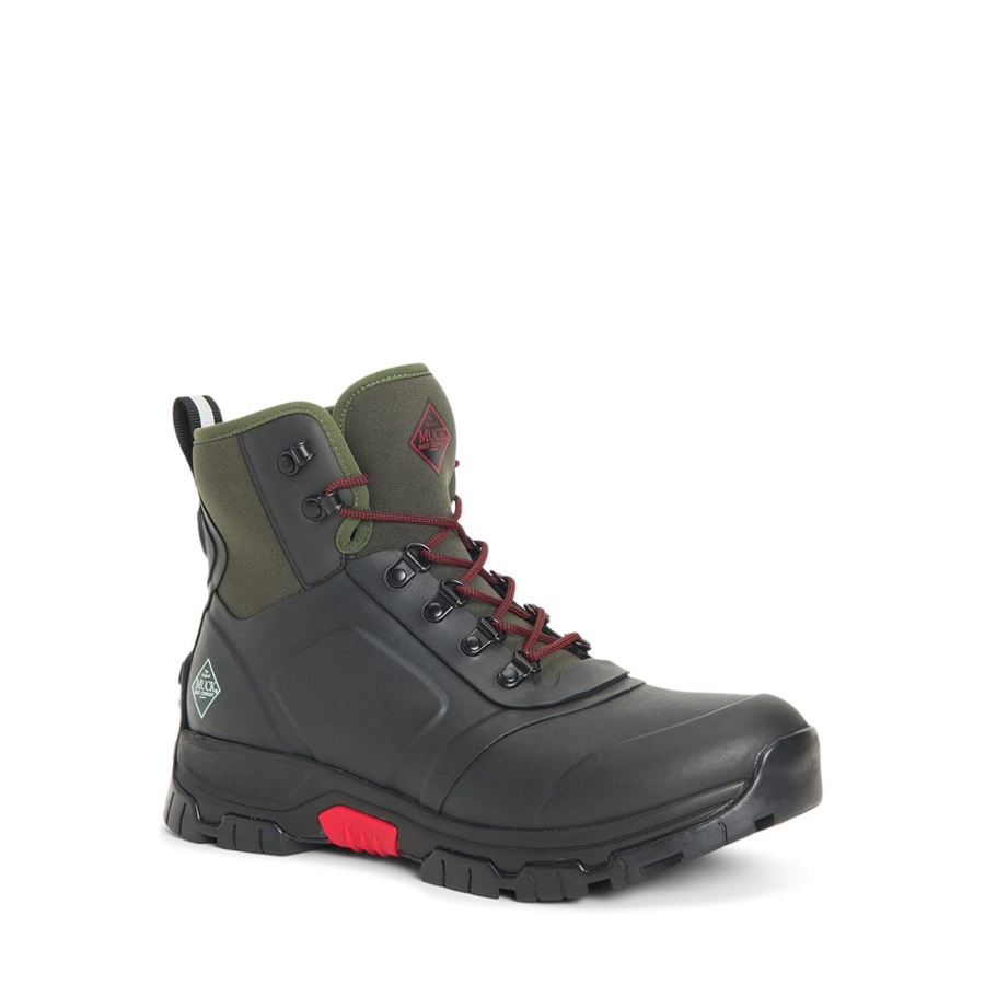 Zwarte Heren Apex Korte Veterlaarzen Muckboot