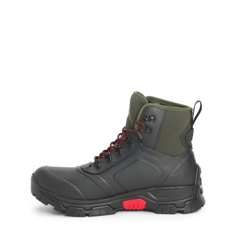 Zwarte Heren Apex Korte Veterlaarzen Muckboot