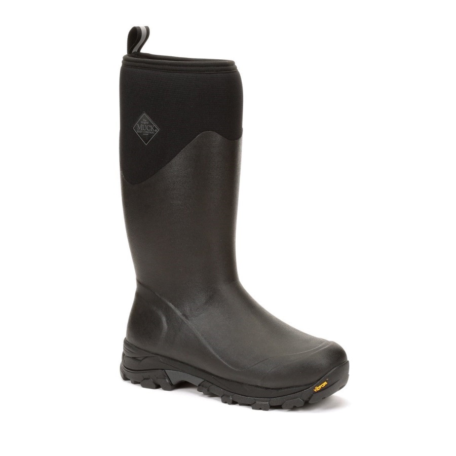 Zwarte Heren Arctic Ice Vibram Ag All Terrain Hoge Laarzen Muckboot
