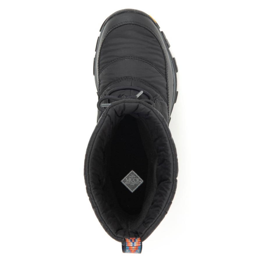 Zwarte Dames Arctic Ice Nomadische Vibram All Terrain Korte Laarzen Muckboot