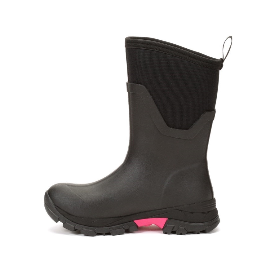 Zwarte Dames Arctic Ice Vibram Ag All Terrain Korte Laarzen Muckboot