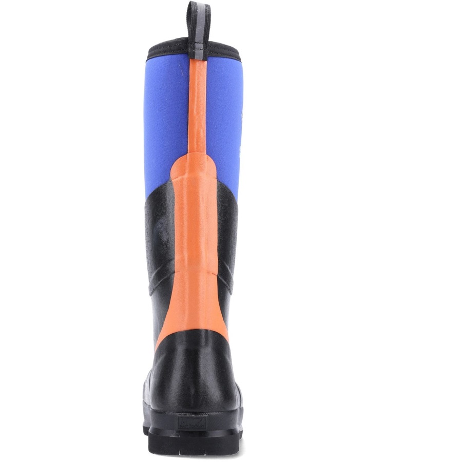 Blauw Oranje Unisex Chore Max Stalen Neus S5 Hoge Laarzen Muckboot