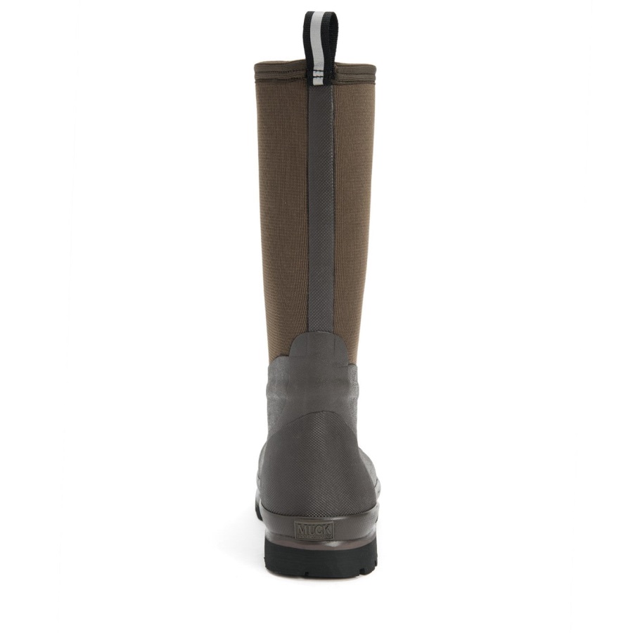 Bruine Unisex Karwei Coole Lange Laarzen Muckboot
