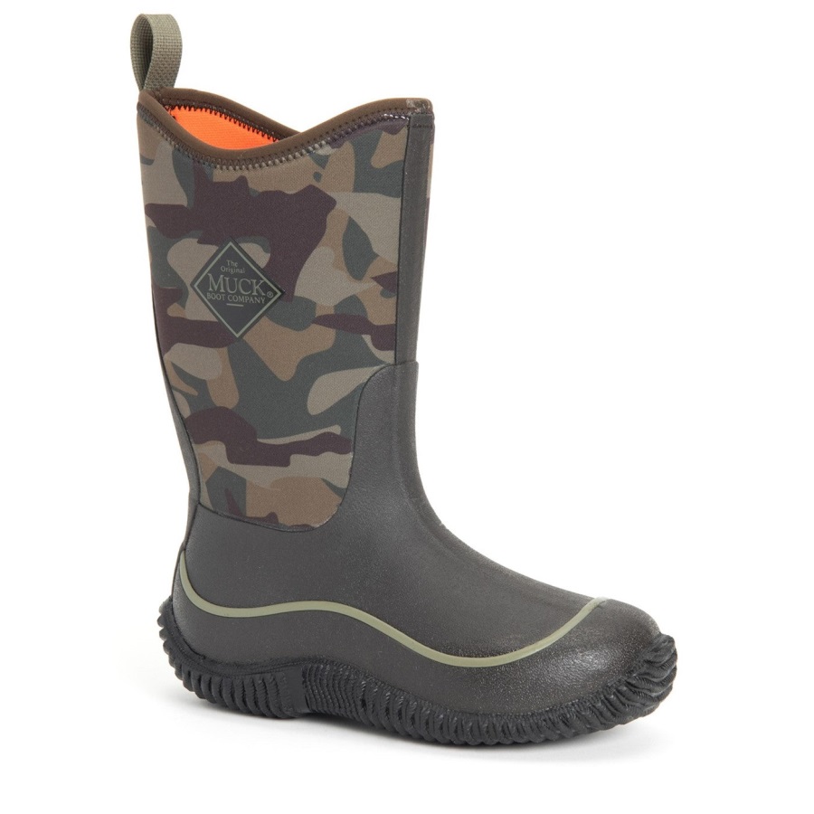 Hale Lange Laarzen Muckboot Voor Kinderen Met Camouflageprint