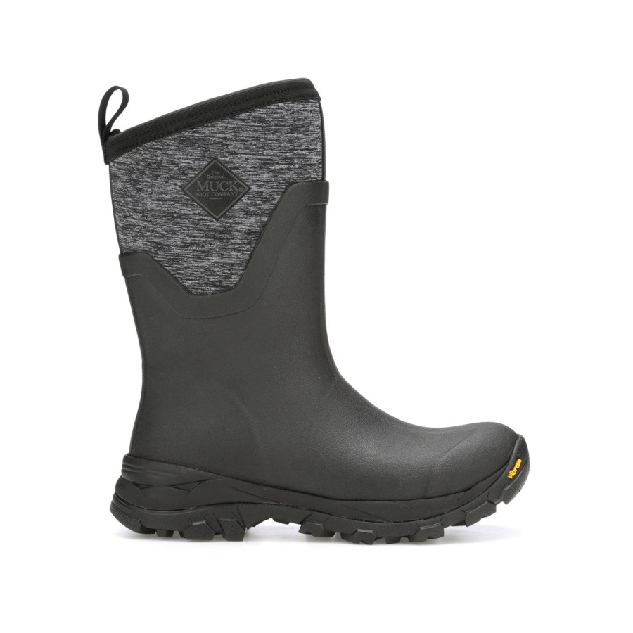 Heather Jersey Print Dames Arctic Ice Vibram Ag All Terrain Korte Laarzen Muckboot