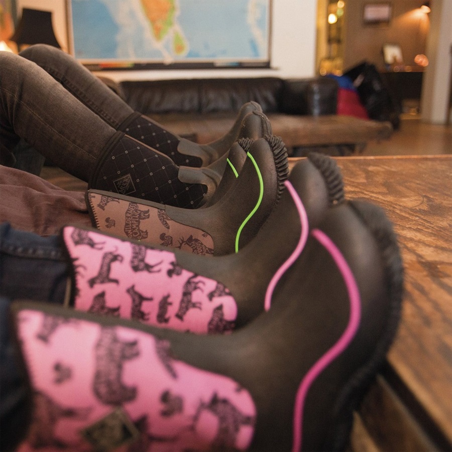 Hoge Kinderlaarzen Muckboot Zwart