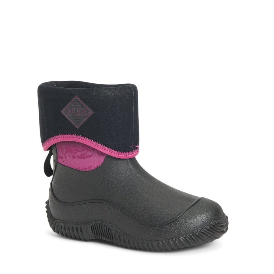 Magenta Digi Fade Print Hoge Laarzen Voor Kinderen Muckboot