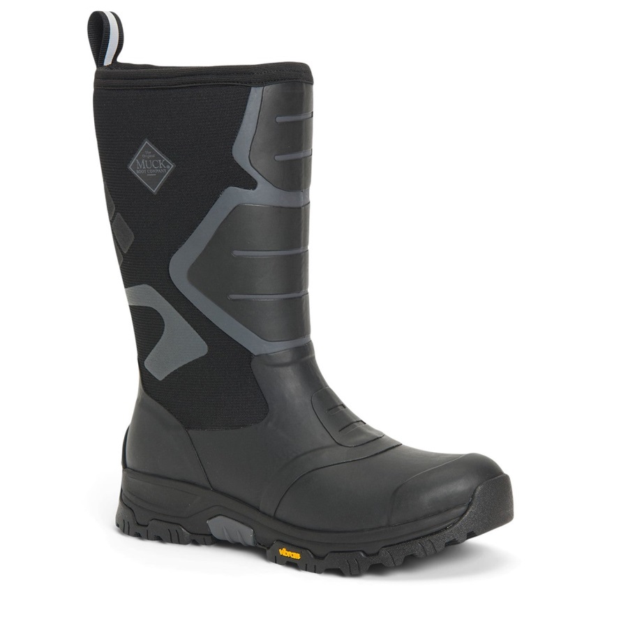 Heren Apex Pro Vibram Ag All Terrain Korte Laarzen Zwarte Muckboot