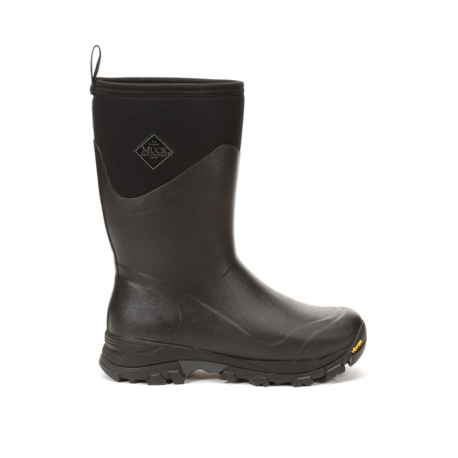 Heren Arctic Ice Vibram Ag All Terrain Korte Laarzen Muckboot Zwart