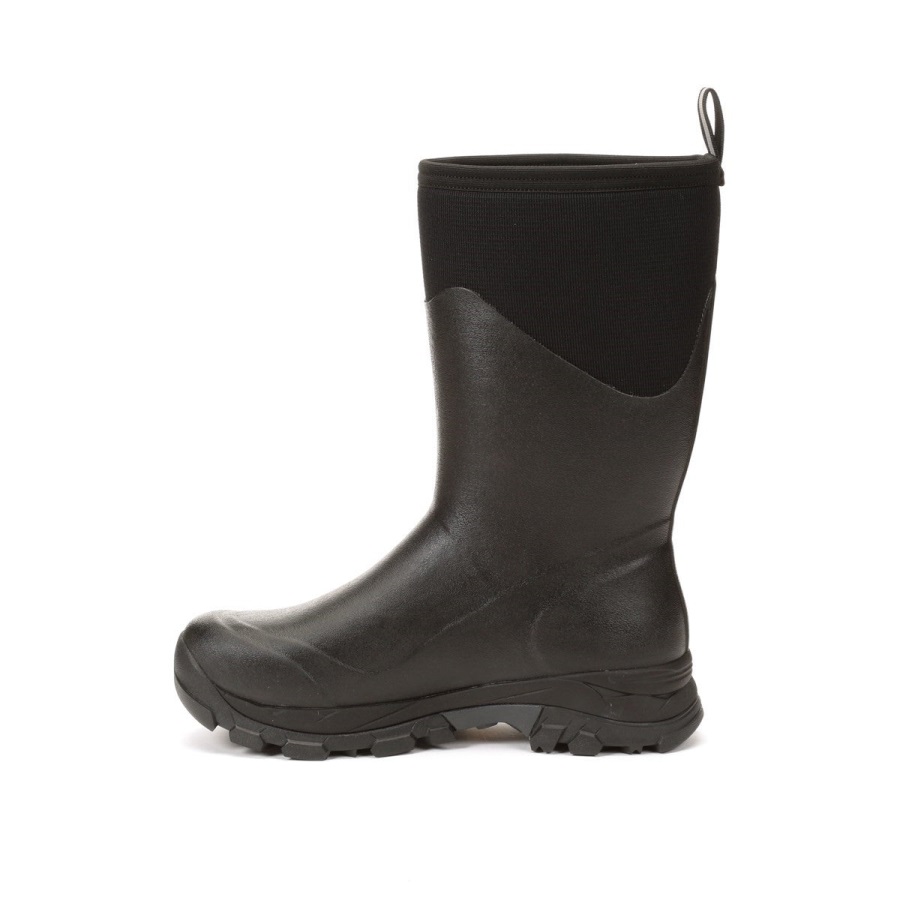 Heren Arctic Ice Vibram Ag All Terrain Korte Laarzen Muckboot Zwart