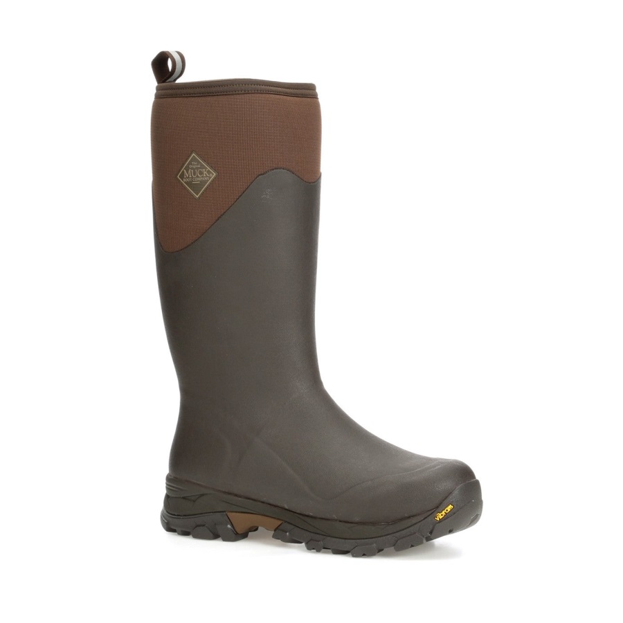Arctic Ice Vibram Ag All Terrain Hoge Laarzen Voor Heren, Bruine Muckboot