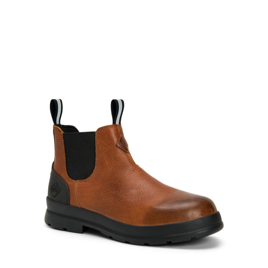 Chelsea Veiligheidslaarzen Voor Heren, Chore Farm, Caramel Muckboot