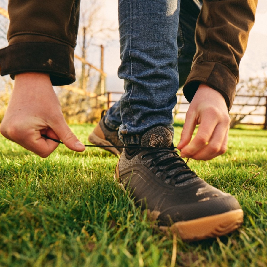 Outscape Veterschoenen Heren Black Tan Muckboot