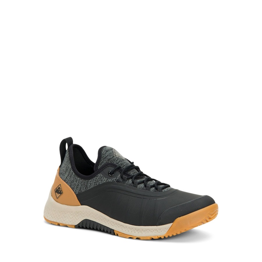 Outscape Veterschoenen Heren Black Tan Muckboot