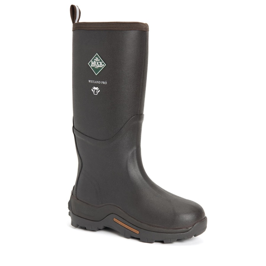 Bruine Muckboot Wetland Pro Hoge Laarzen Voor Heren