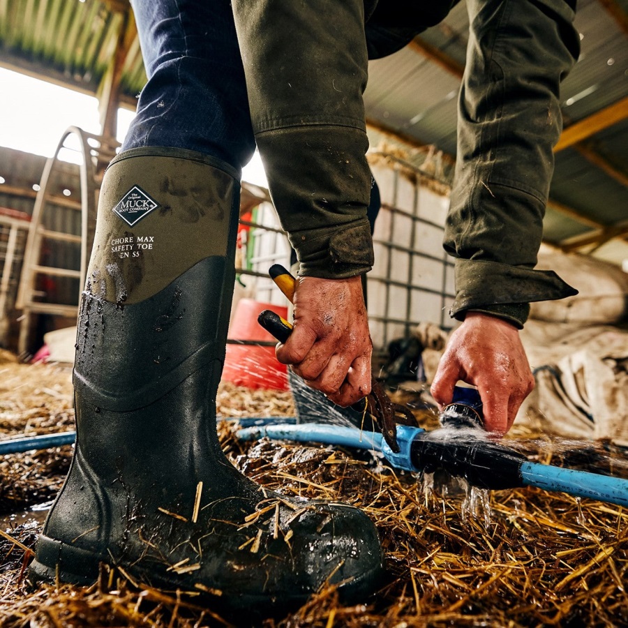 Mos Unisex Chore Max Stalen Neus S5 Lange Laarzen Muckboot
