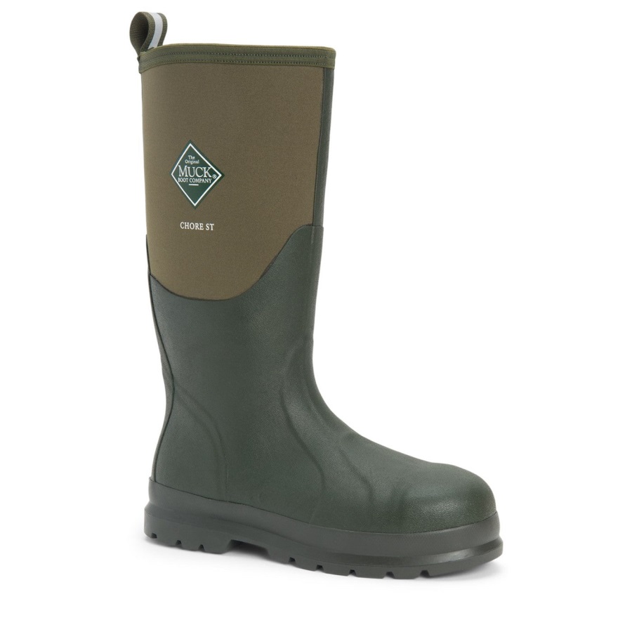 Mos Unisex Karwei Hoge Laarzen Met Stalen Neus Muckboot