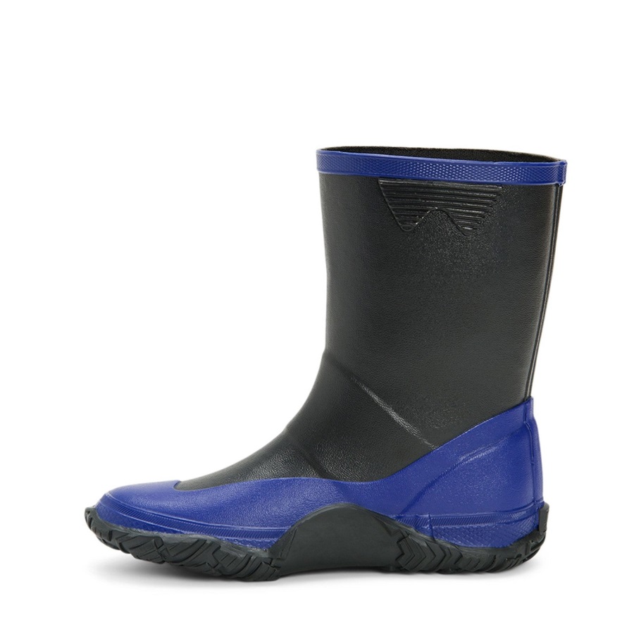 Muckboot Zwart Blauwe Hoge Kinderlaarzen Forager