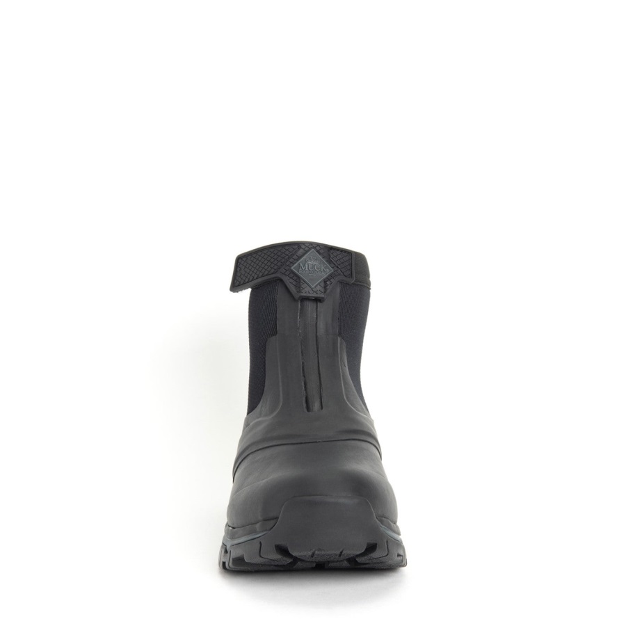 Muckboot Zwarte Korte Laarzen Met Apex-rits Voor Heren