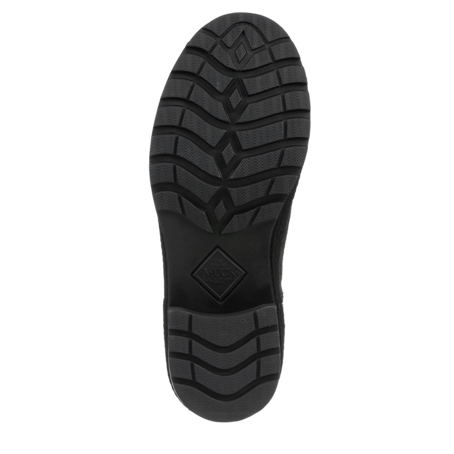 Muckboot Zwarte Dames Liberty Geperforeerde Leren Enkellaarzen