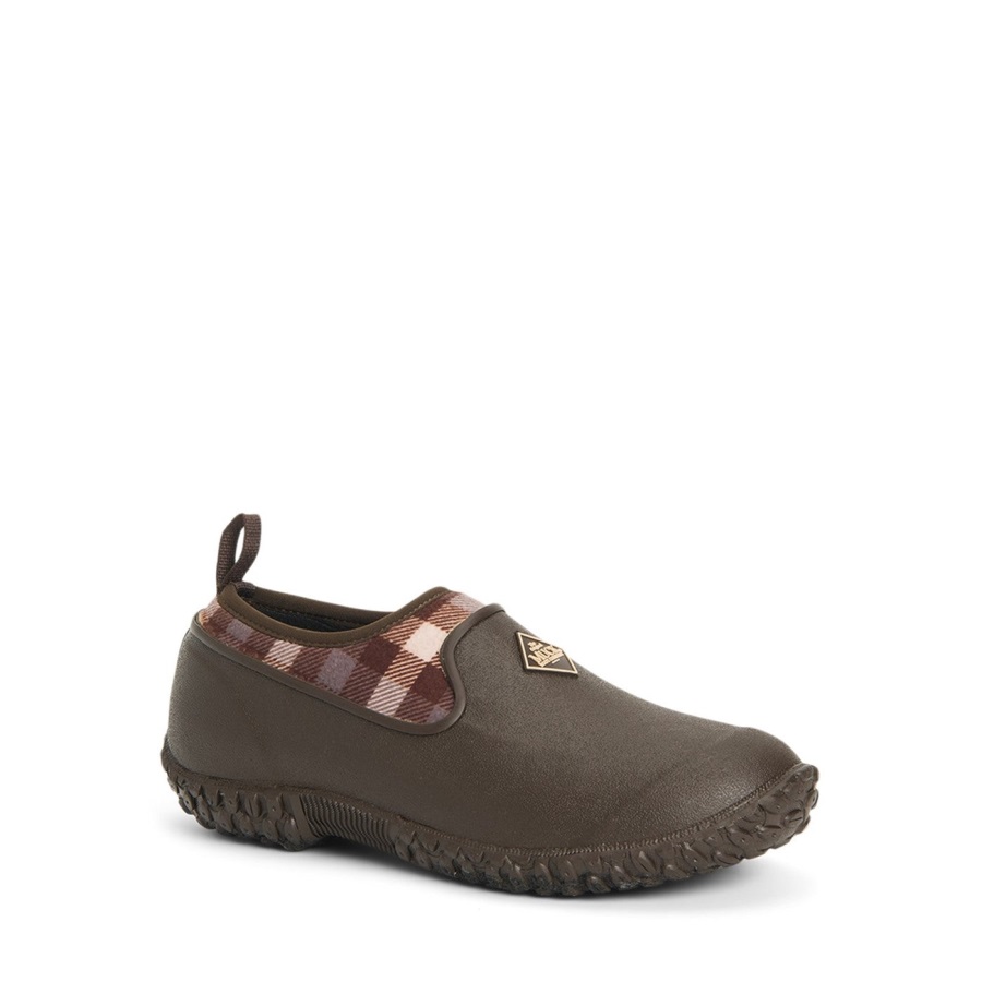 Muckboot Rhs Muckster Ii Damesschoenen Met Bruine Ruitjesprint