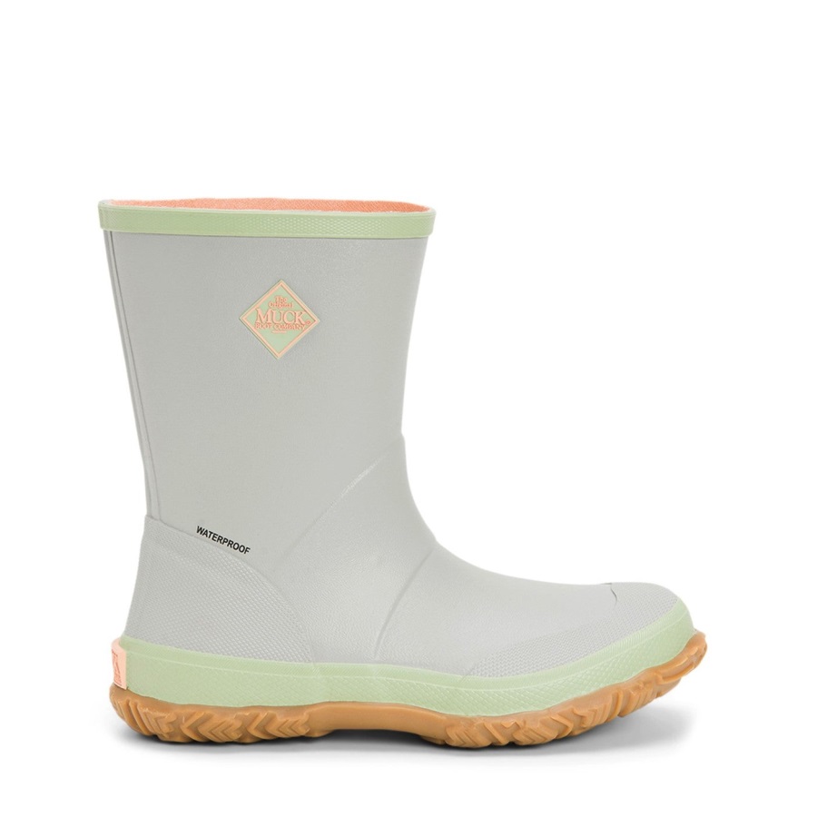 Muckboot Lichtgrijze Korte Korte Laarzen Voor Dames
