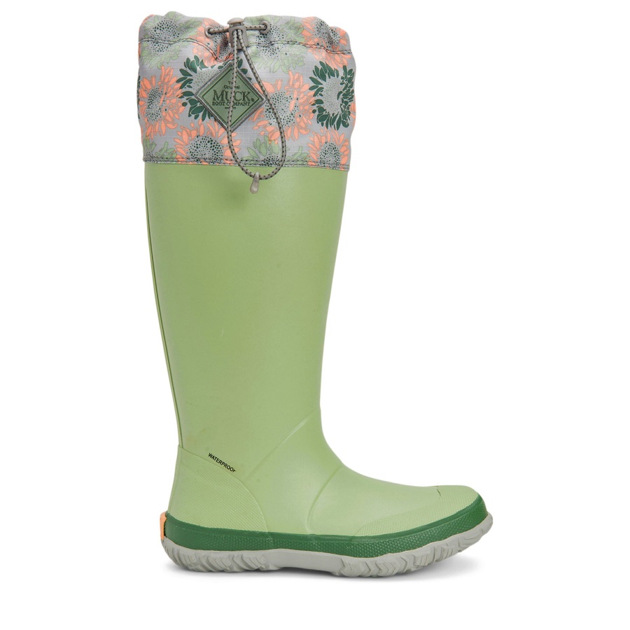 Muckboot Hoge Laarzen Voor Dames Met Zonnebloemprint