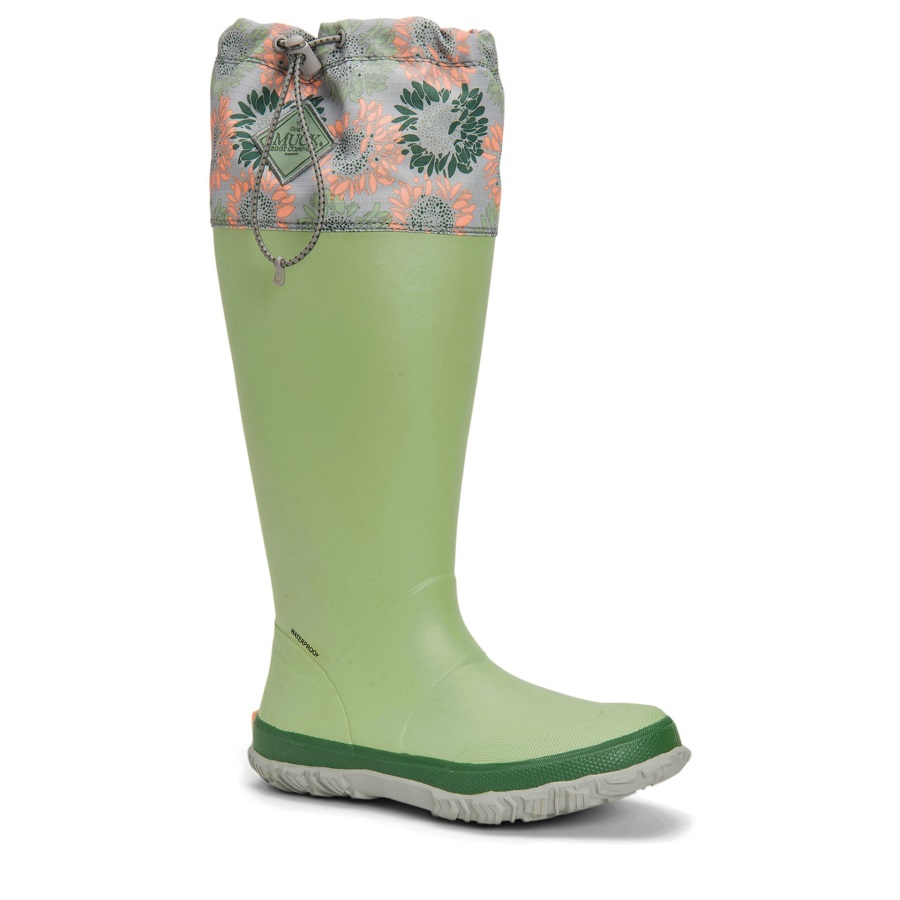 Muckboot Hoge Laarzen Voor Dames Met Zonnebloemprint