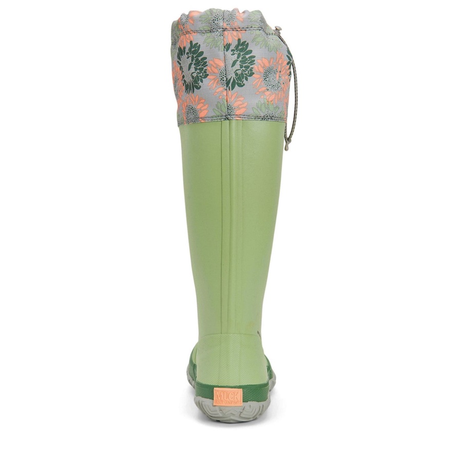 Muckboot Hoge Laarzen Voor Dames Met Zonnebloemprint