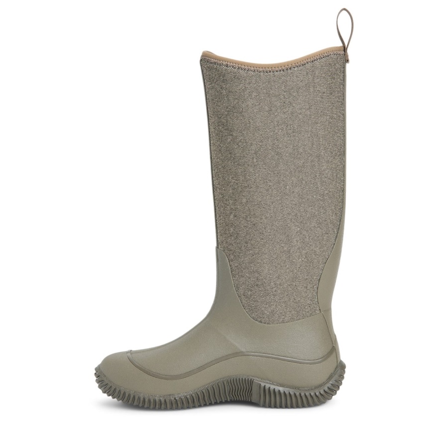 Muckboot Walnoot Visgraat Print Hale Lange Dameslaarzen