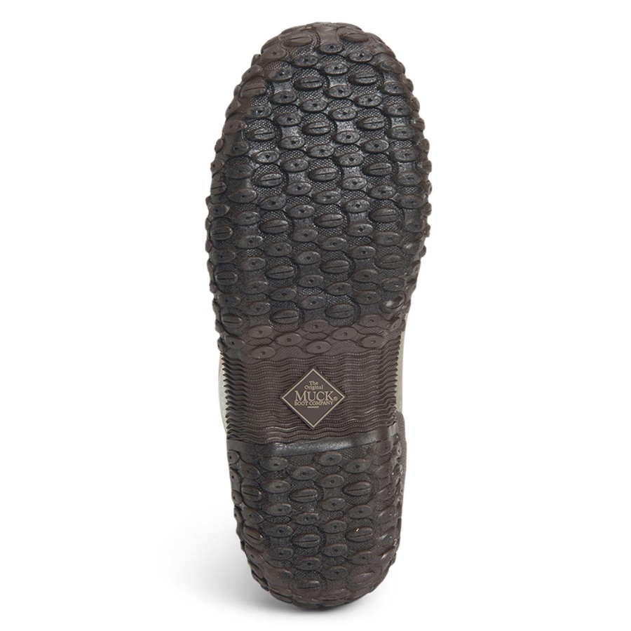 Muckboot Walnoot Geruite Print Dames Rhs Muckster Ii Korte Laarzen