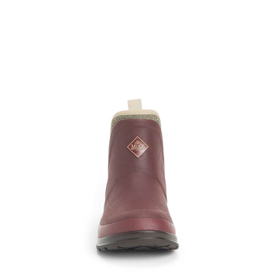 Muck Originals Pull-on Enkellaarzen Muckboot Met Rozijnen Visgraatprint Voor Dames