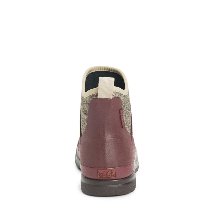 Muck Originals Pull-on Enkellaarzen Muckboot Met Rozijnen Visgraatprint Voor Dames