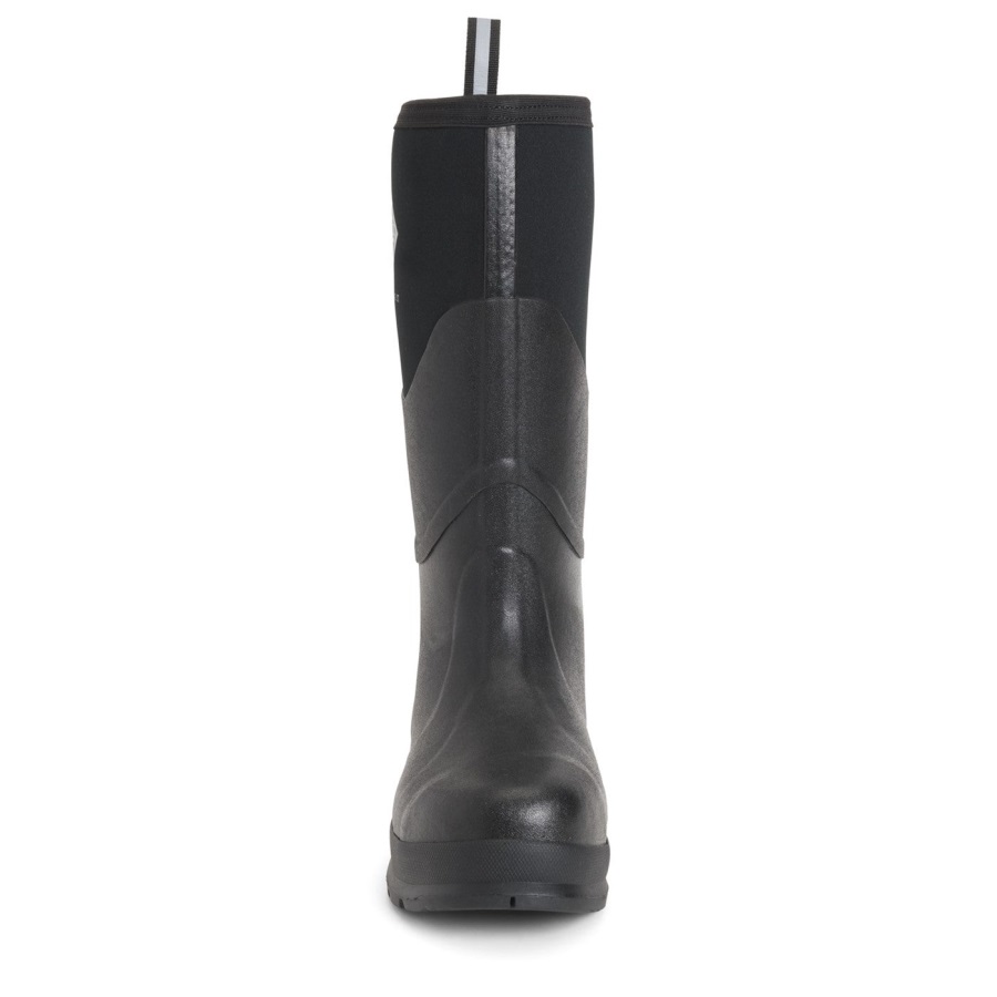 Unisex Chore Max Stalen Neus S5 Lange Laarzen Muckboot Zwart