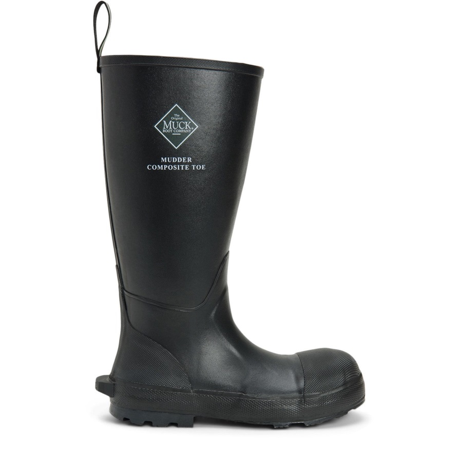 Mudder S5 Hoge Veiligheidslaarzen Zwarte Muckboot