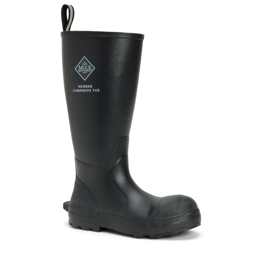 Mudder S5 Hoge Veiligheidslaarzen Zwarte Muckboot