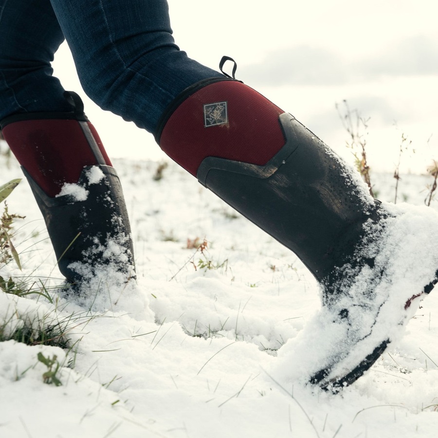 Windsor Wine Arctic Ice Vibram Ag All Terrain Hoge Laarzen Muckboot Voor Dames