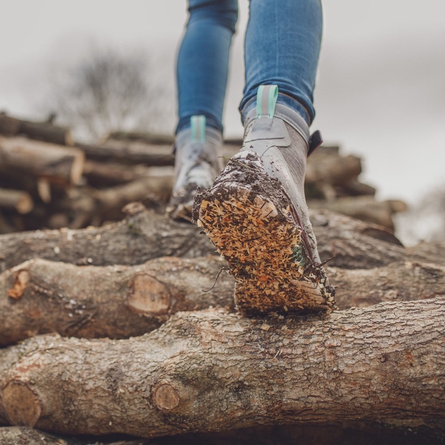 Korte Laarzen Met Apex-rits Voor Dames, Muckboot, Frost Grey