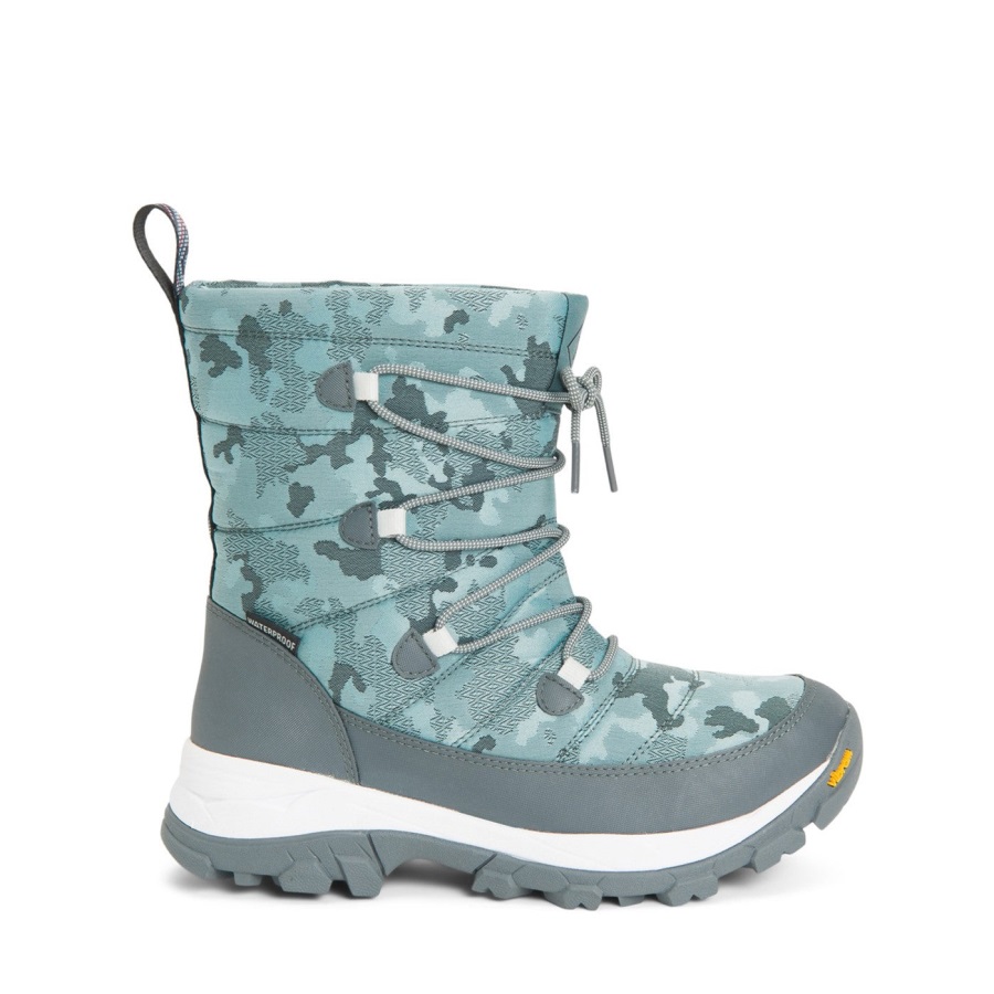 Dames Arctic Ice Nomadic Vibram All Terrain Korte Laarzen Muckboot Castlerock Camo Print
