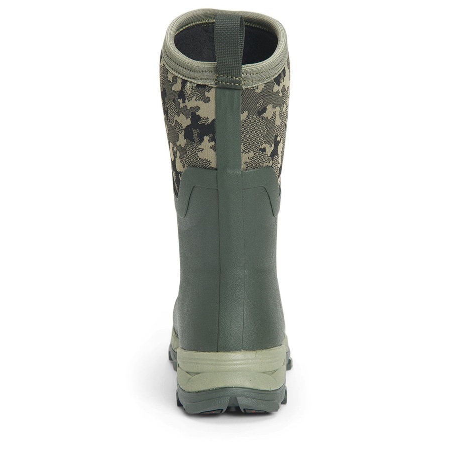 Dames Arctic Ice Vibram Ag All Terrain Korte Laarzen Muckboot Moscamouflage