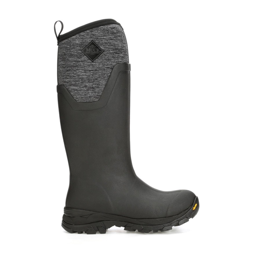 Dames Arctic Ice Vibram Ag All Terrain Hoge Laarzen Muckboot Heather Jersey Print