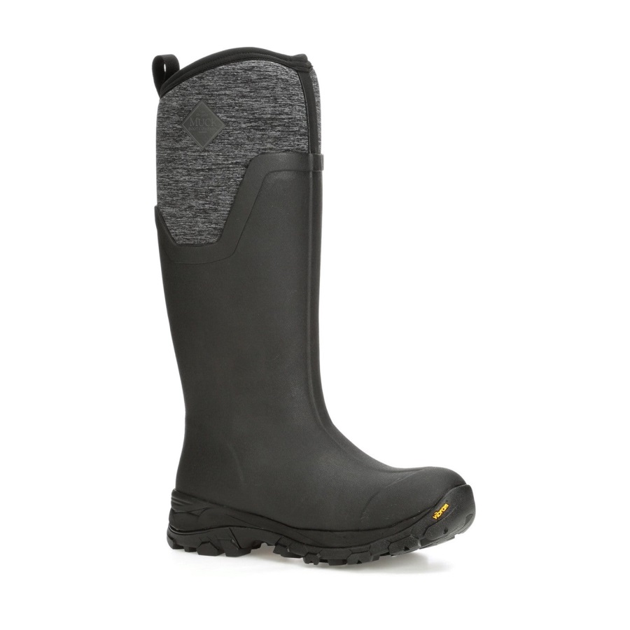 Dames Arctic Ice Vibram Ag All Terrain Hoge Laarzen Muckboot Heather Jersey Print