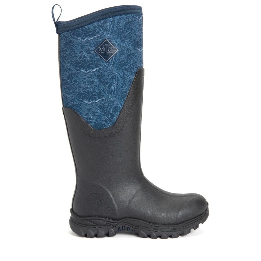 Dames Arctic Sport Ii Lange Laarzen Muckboot Navy Topography