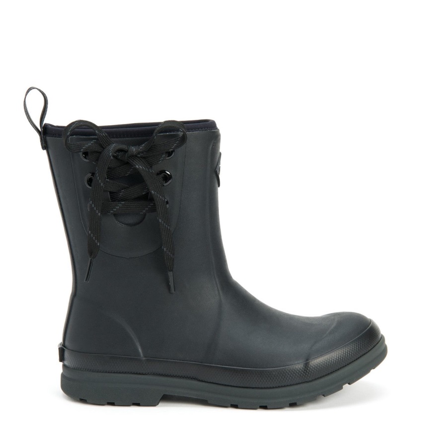 Muck Originals Korte Instaplaarzen Voor Dames, Zwarte Muckboot