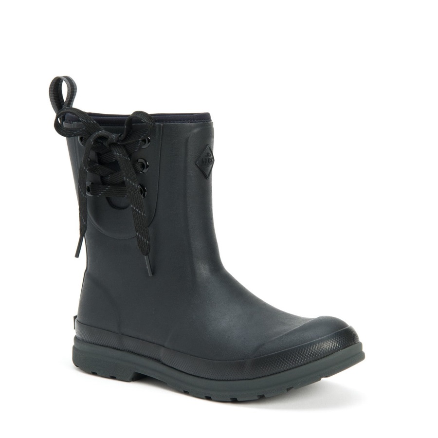 Muck Originals Korte Instaplaarzen Voor Dames, Zwarte Muckboot