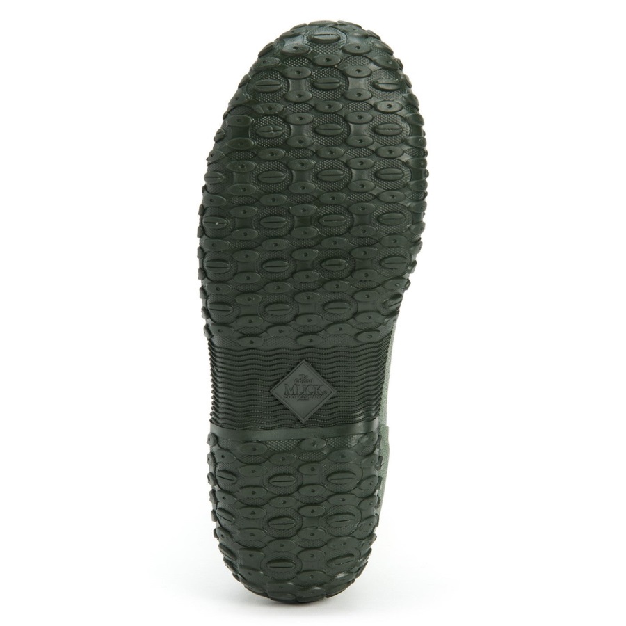 Rhs Muckster Ii Korte Laarzen Voor Dames Groen Muckboot Met Vegetarische Print