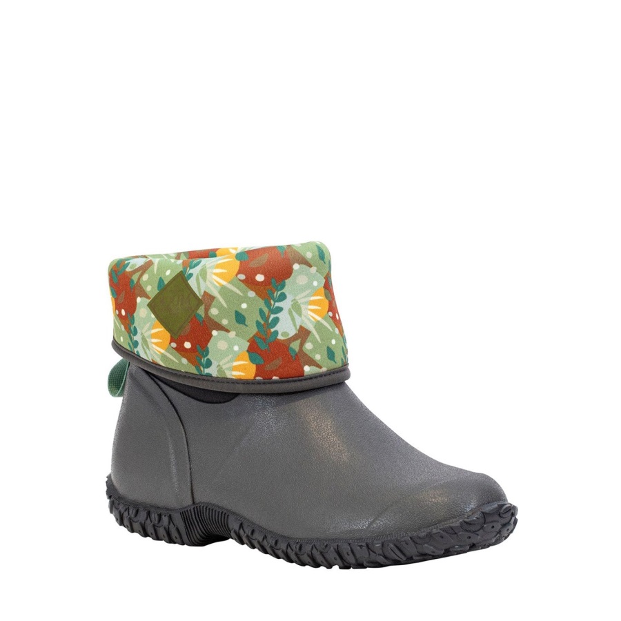 Dames Rhs Muckster Ii Korte Laarzen Grijze Print Muckboot